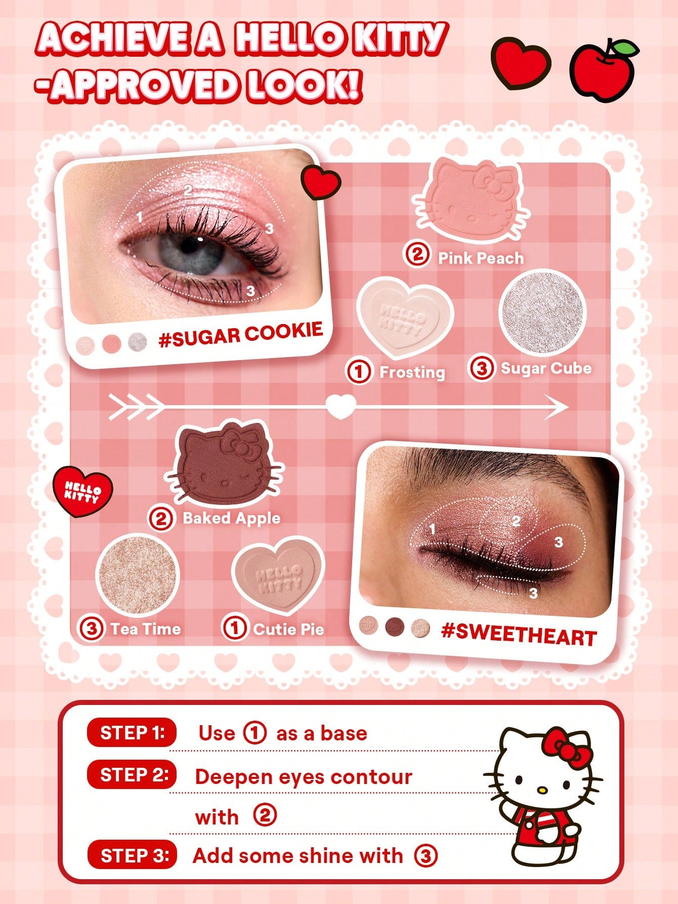 Hello Kitty|SHEGLAM Darling Dear Shadow Stack