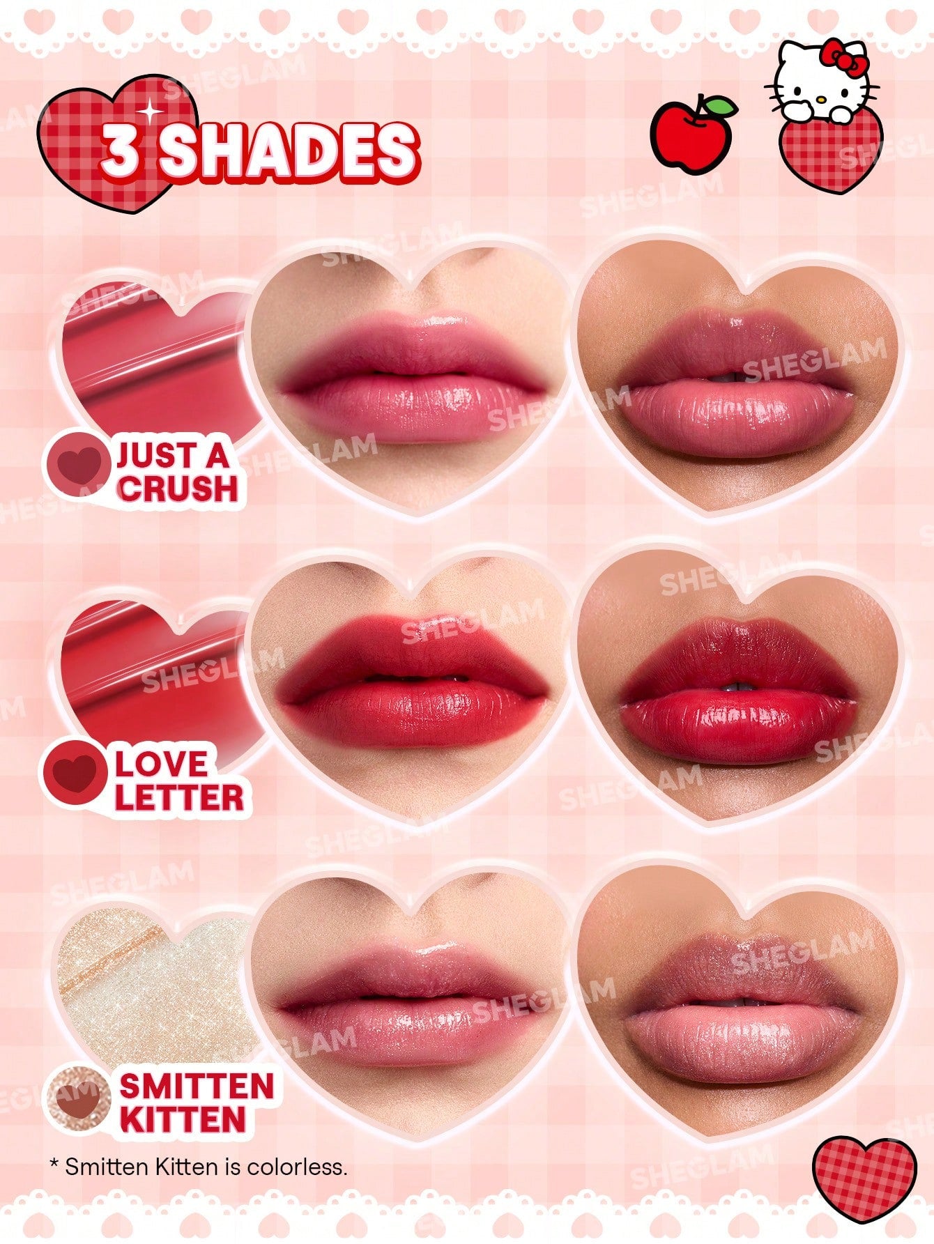Hello Kitty|SHEGLAM Be My Baby Hydrating Lipstick