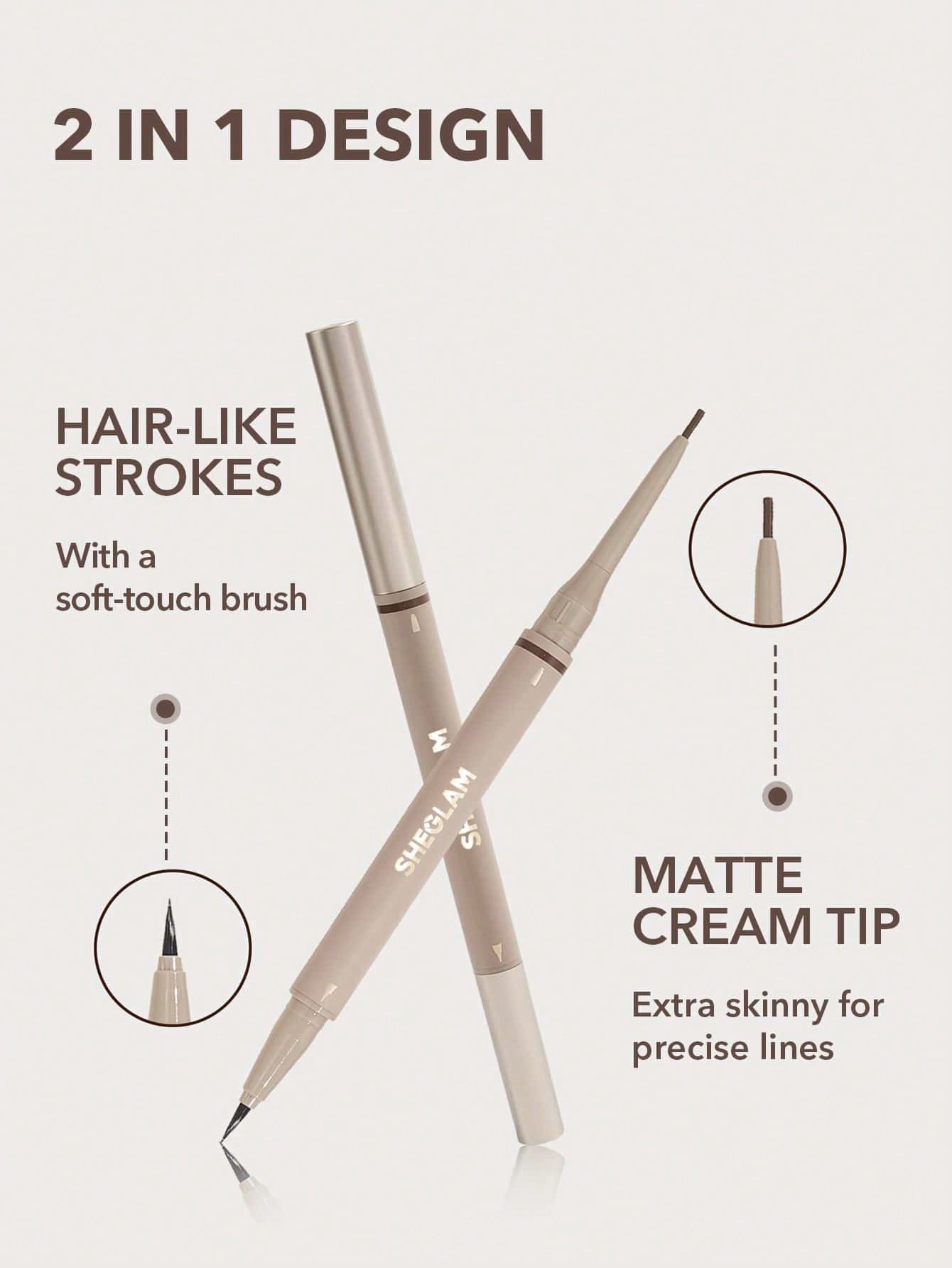 Sheglam Brows On Demand 2-In-1 Brow Pencil
