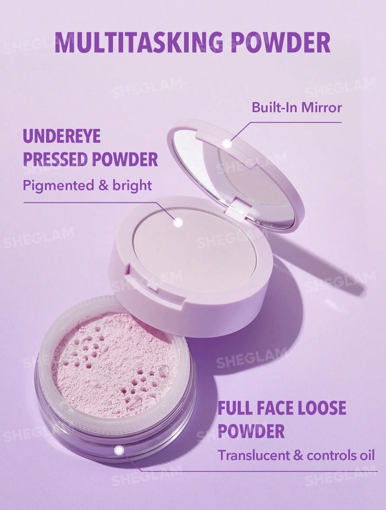 Insta-Ready Face Setting Powder + Powder Puff