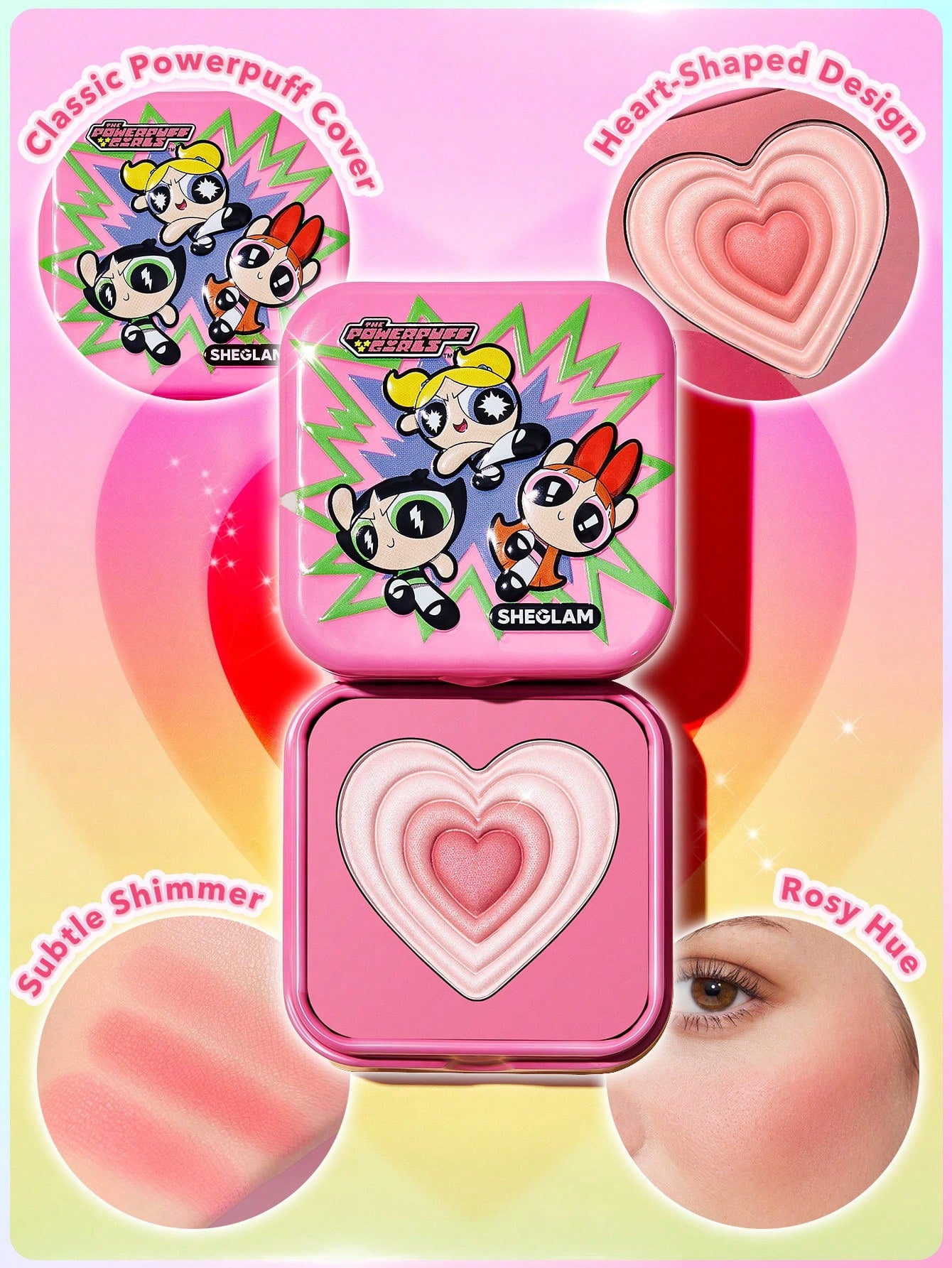 Sheglam The Powerpuff Girls X SHEGLAM Tough Love Shimmer Blush