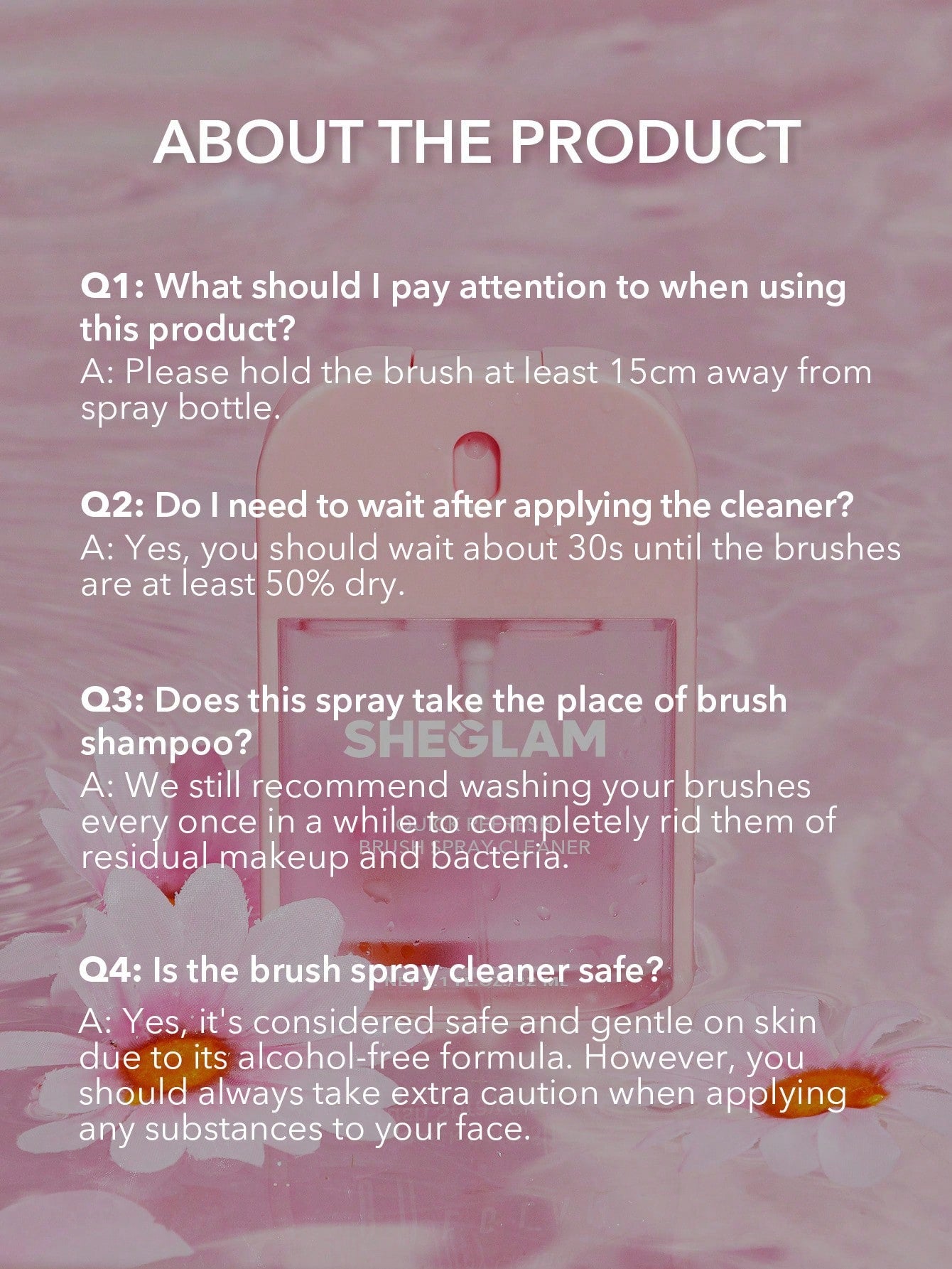 Sheglam Quick Refresh Brush Spray Cleaner 32ml