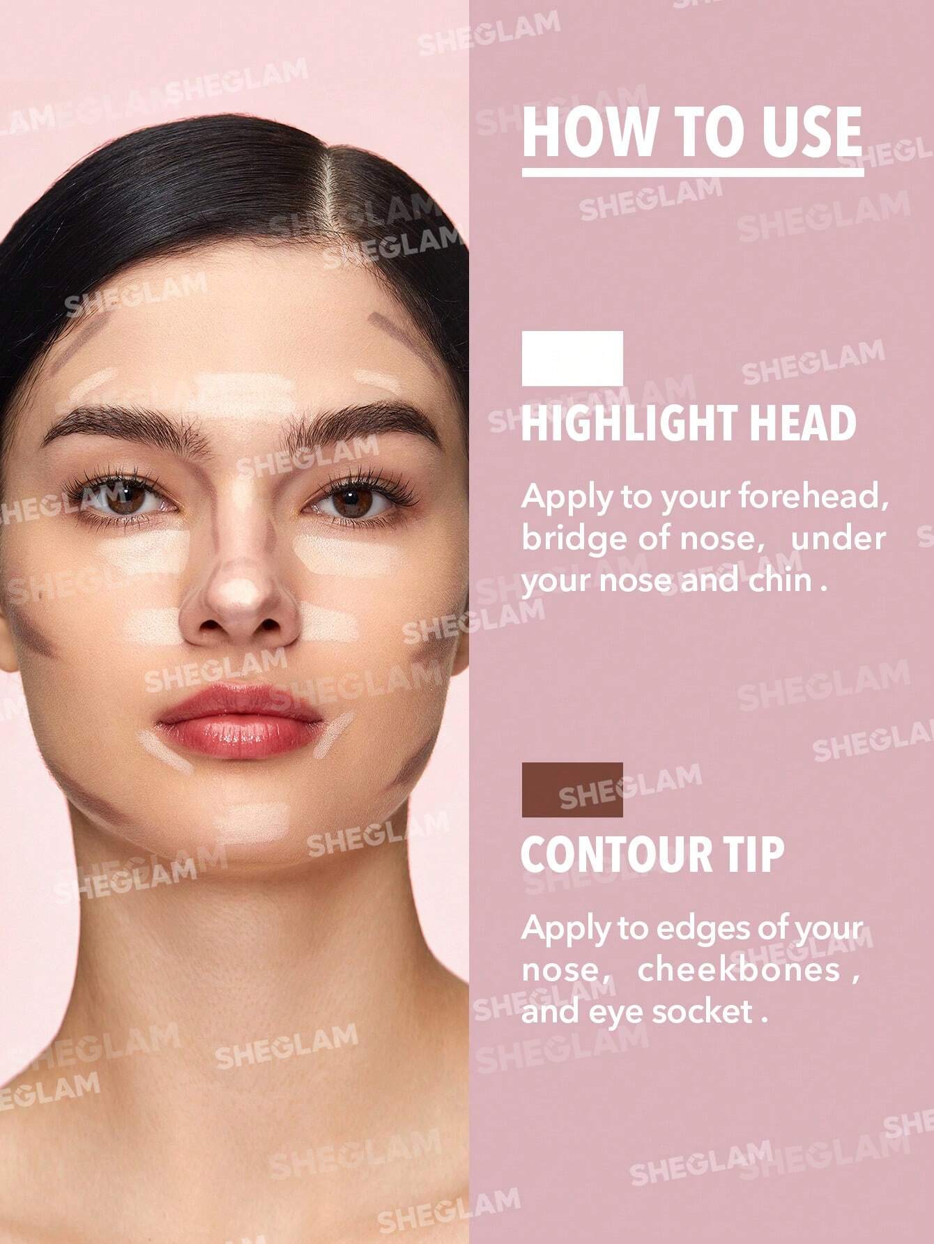 Sheglam Fine Line 2-In-1 Nose Contour & Highlight Pen