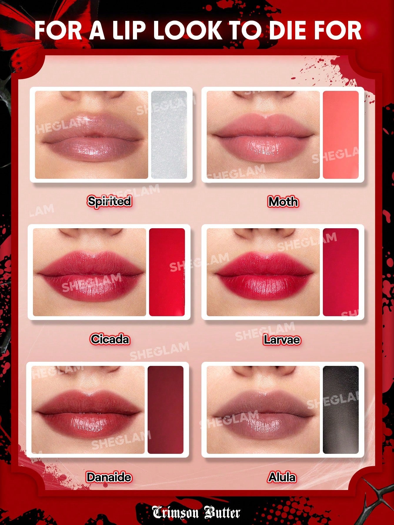Sheglam Phantom's Kiss Lip Gloss Palette